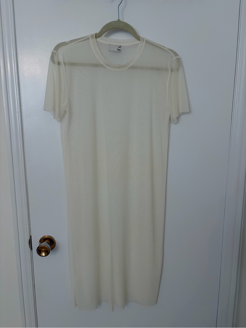 Wilfred Cream Short-Sleeve Crewneck Dress